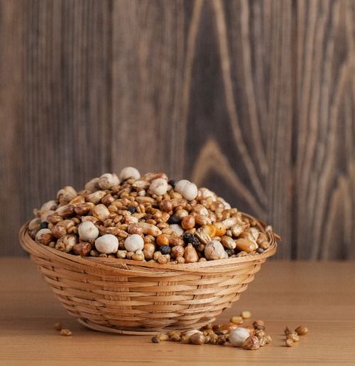 mixed roasted wheat (Kavurga karışık)